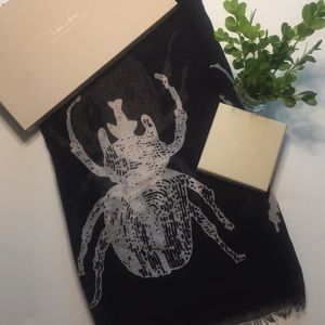 NWOT India Hicks Black & White Siren Scarf